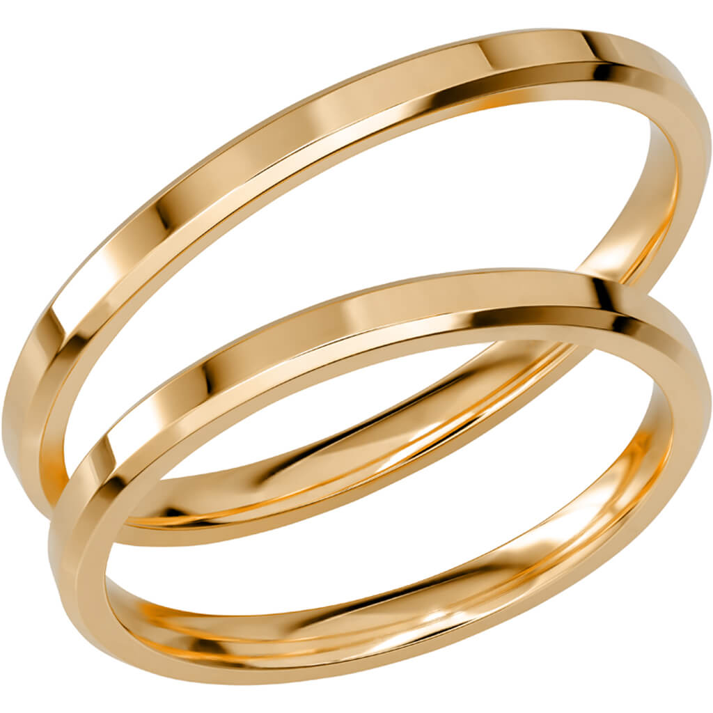 SR1050 - Smal slät ring i rödguld - Dahlströms Guld