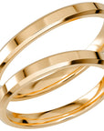 SR1051 - Smal slät ring i rödguld - Dahlströms Guld