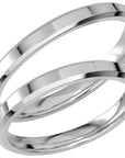 SR1051 - Smal slät ring i vitguld - Dahlströms Guld