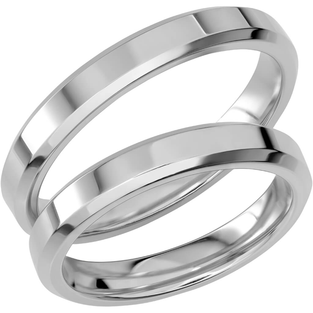 SR1053 - Slät ring i platina - Dahlströms Guld