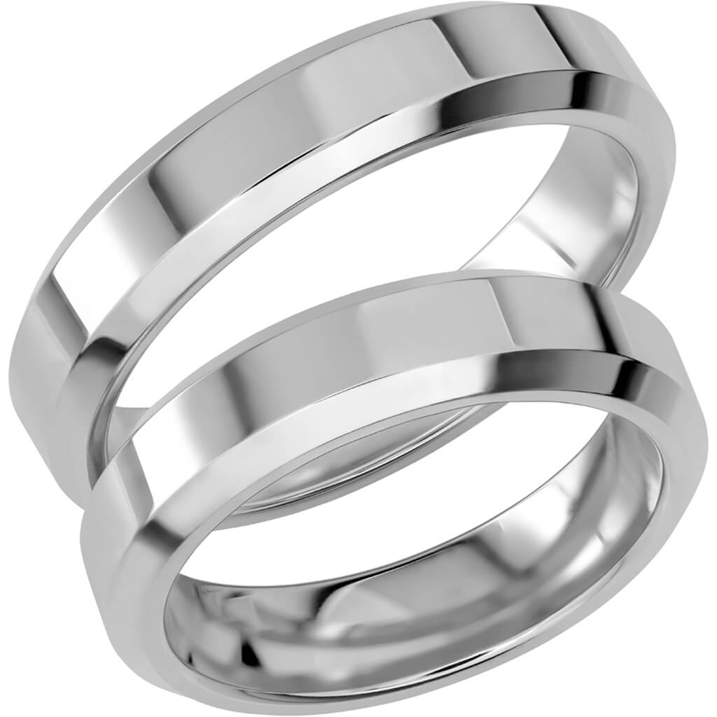 SR1055 - Slät ring i platina - Dahlströms Guld