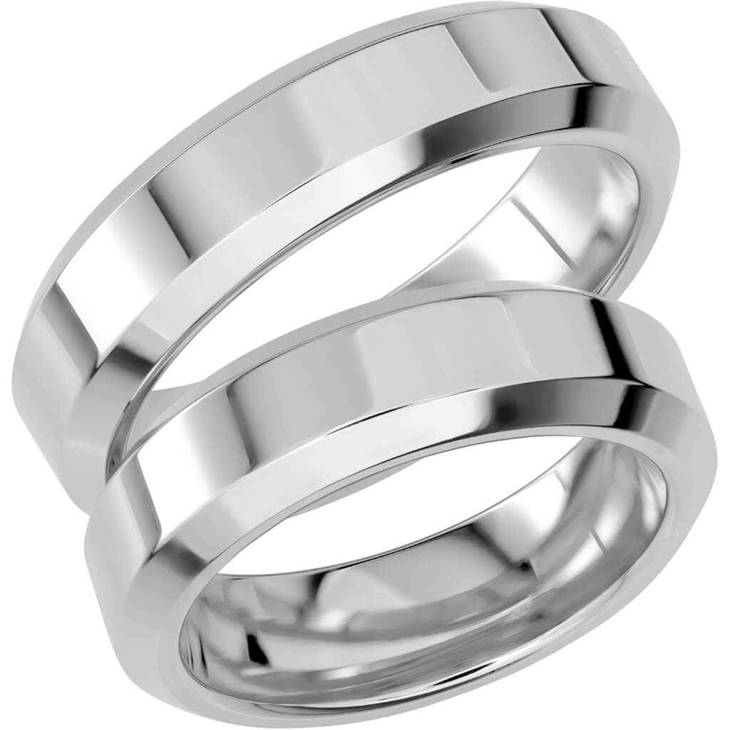 SR1056 - Bred slät ring i platina - Dahlströms Guld