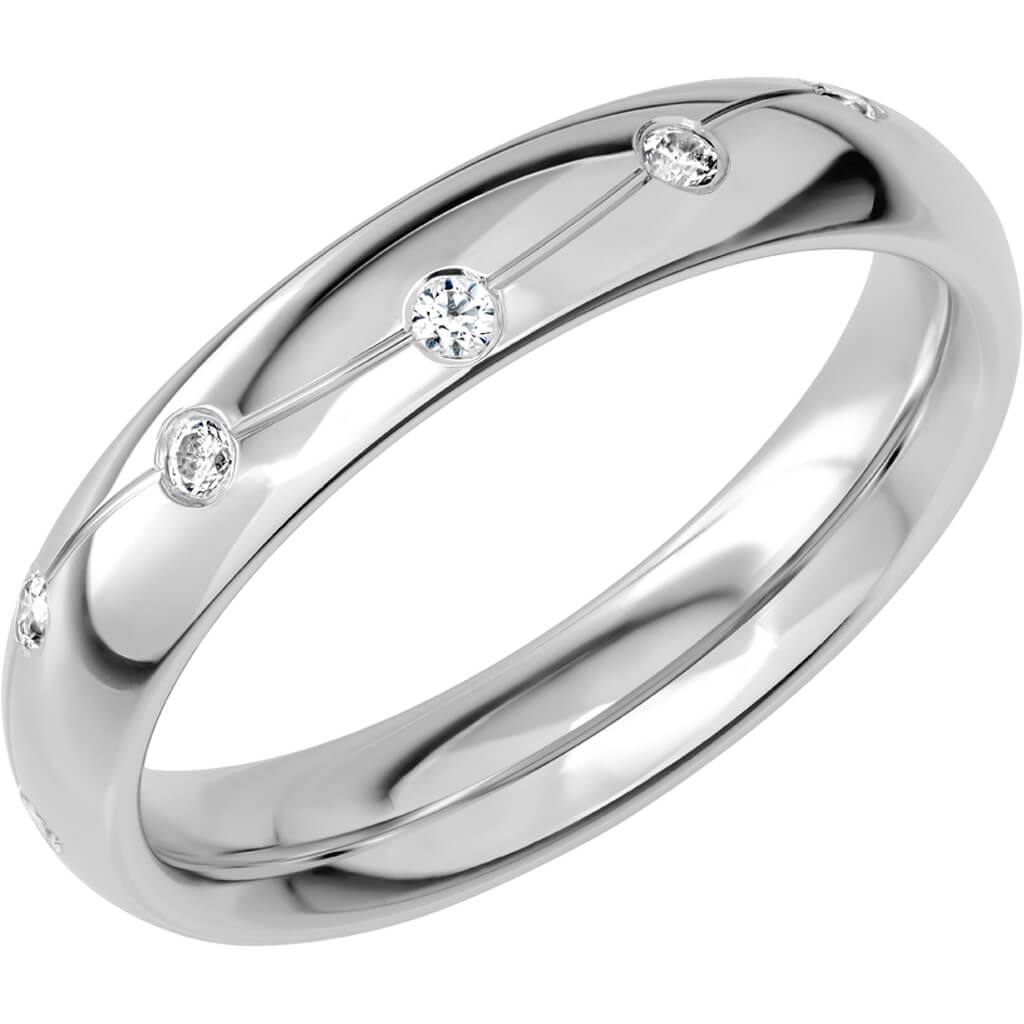 SR2012 - Diamantring i platina - Dahlströms Guld