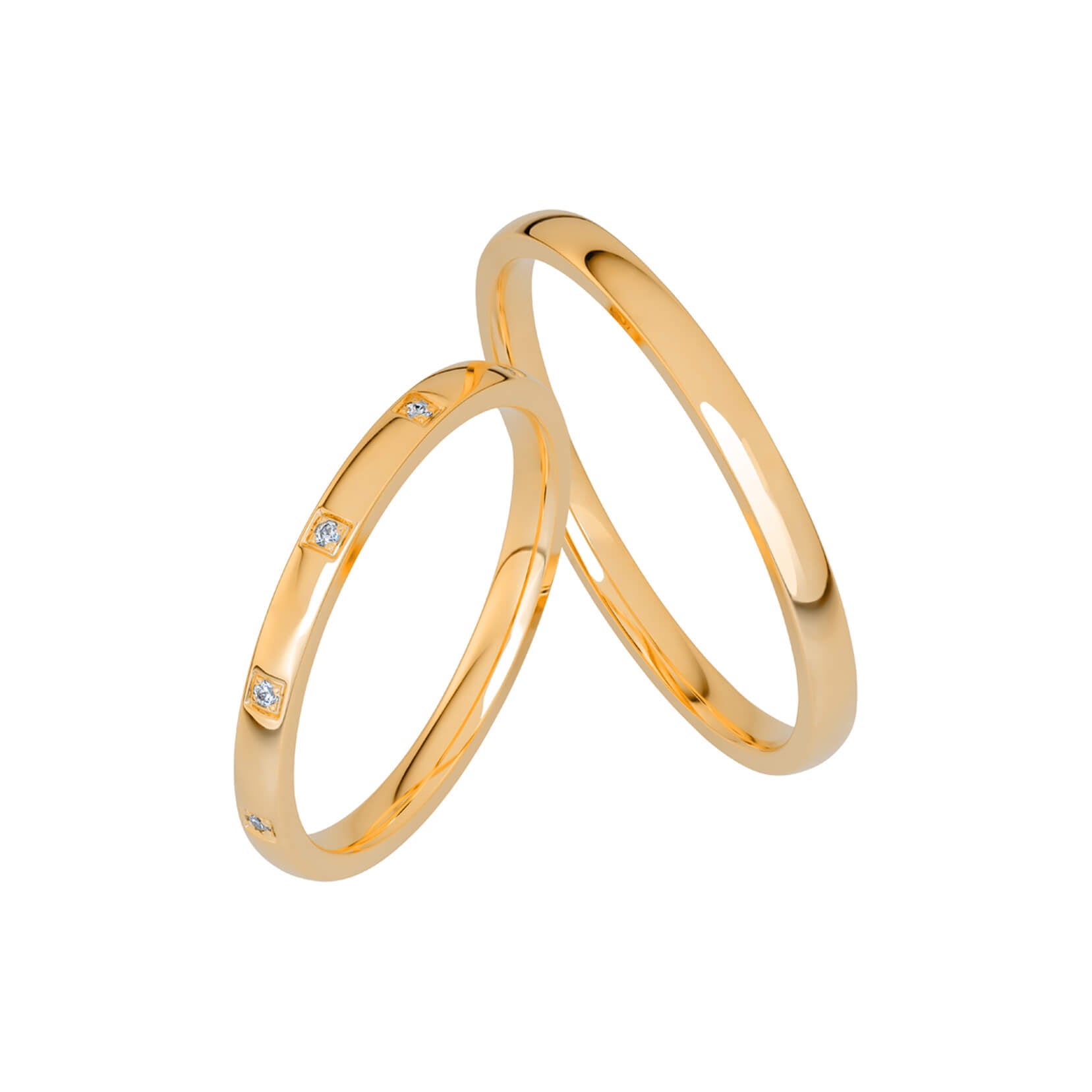 SR2029 - Smal ring i rödguld - Dahlströms Guld