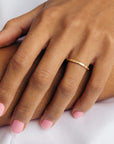 SR2029 - Smal ring i rödguld - Dahlströms Guld
