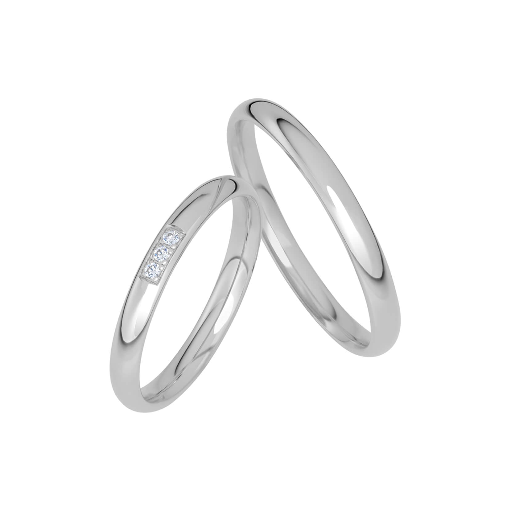 SR2044 - Smal ring i platina - Dahlströms Guld