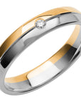 SR4010 - Flerfärgad ring i rödguld & vitguld - Dahlströms Guld