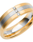 SR4020 - Flerfärgad ring i rödguld & vitguld - Dahlströms Guld