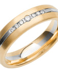 SR4026 - Flerfärgad ring i rödguld & vitguld - Dahlströms Guld
