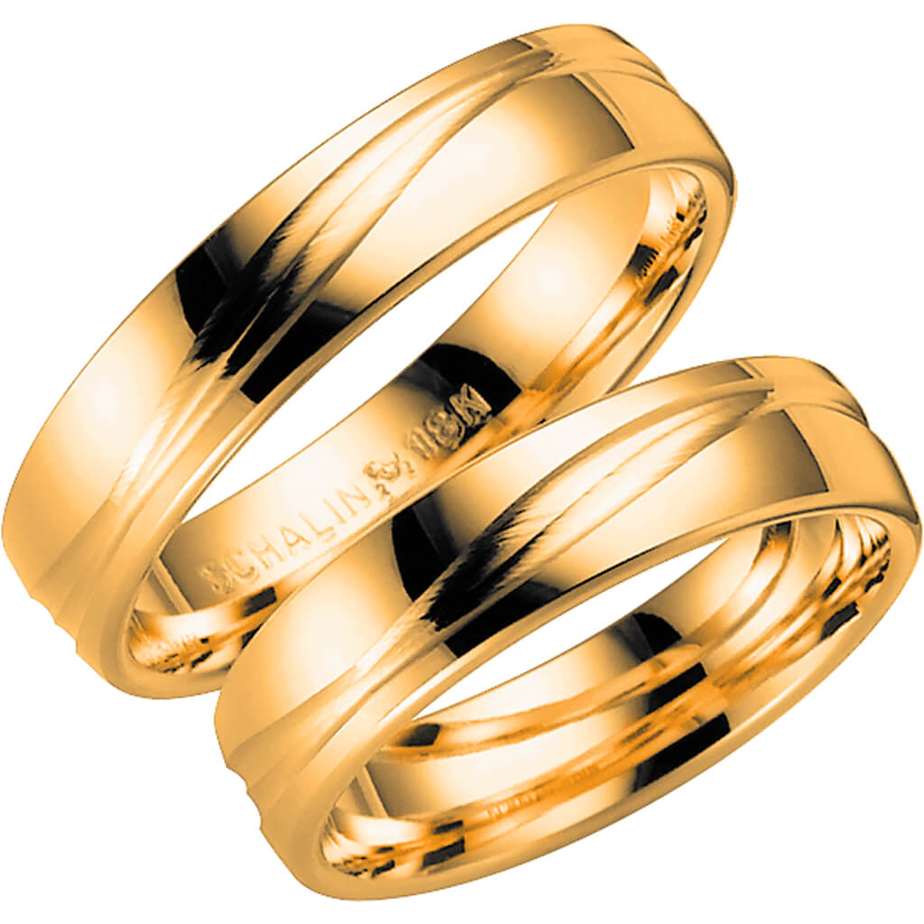 VERDI - Mönstrad ring i rödguld - Dahlströms Guld
