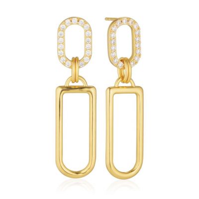 Örhängen Capizzi Lungo Grande Sj 42226 Cz Yg - Dahlströms Guld