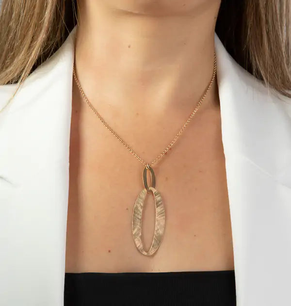 18K Guldpläterat Silverhalsband - Dahlströms Guld